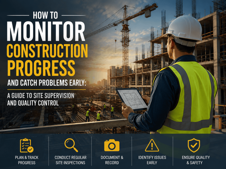 monitor construction progress